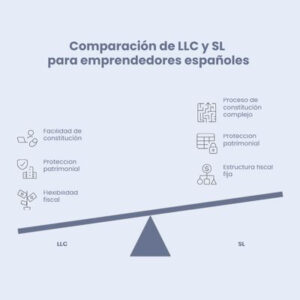 Comparación de LLC y SL para emprendedores españoles