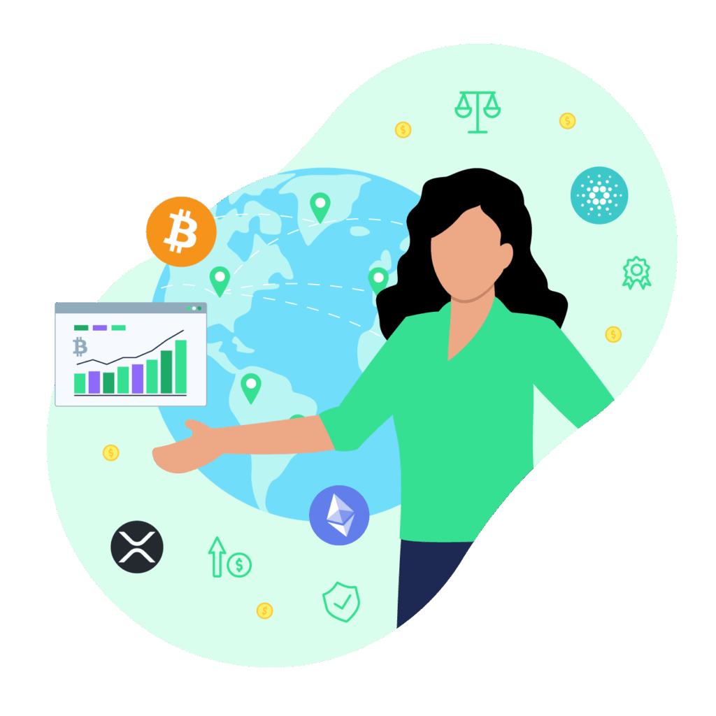 Landing - Declaración Renta criptomonedas 3 Ilustracion landing bitcoin 10