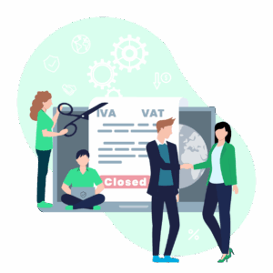 Servicio de nómina laboral 2 Gestión para la baja de número IVA