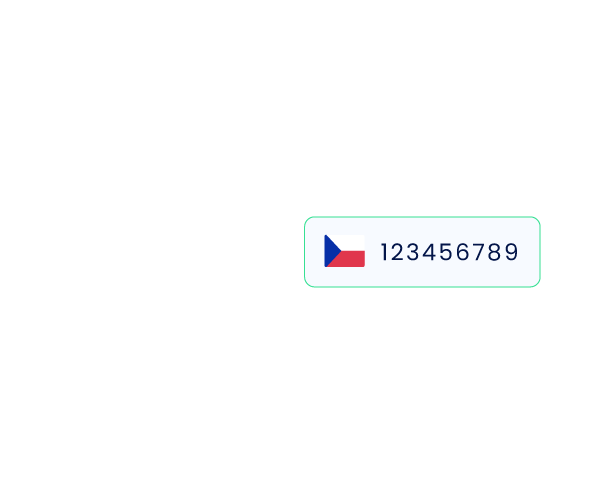 Partita IVA Repubblica Ceca 1 Mappa della Repubblica Ceca con codice fiscale e bandiera, simbolo di registrazione partita IVA per operare nel mercato ceco