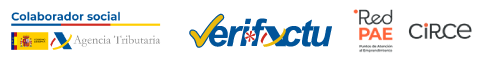 Logos red pae circe colaboracion social verifactu