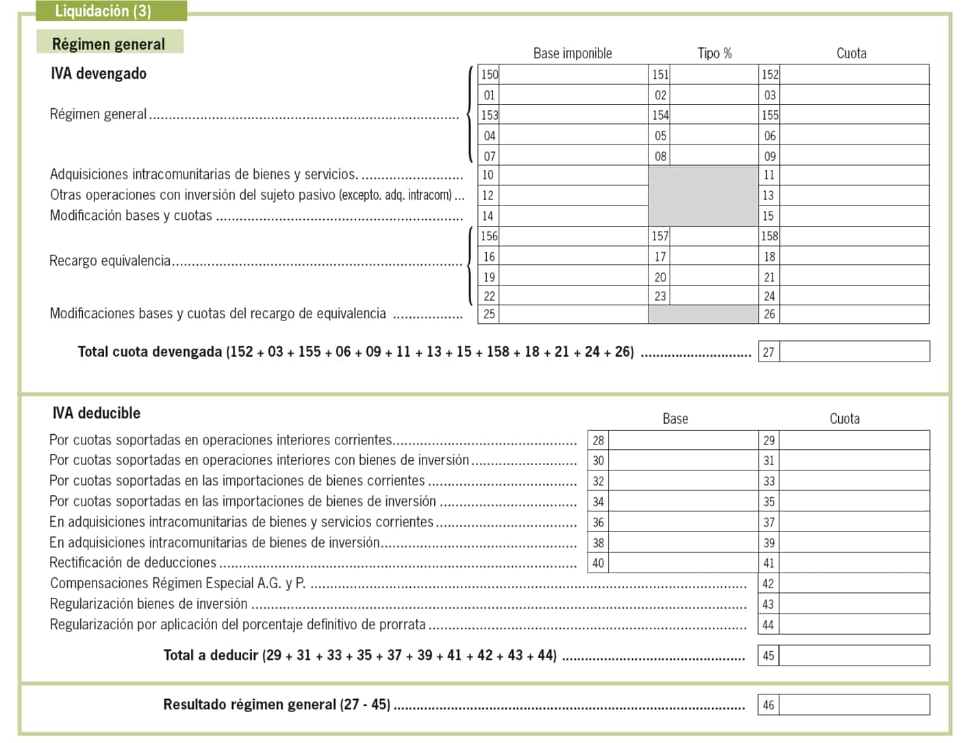detalle del modelo 303