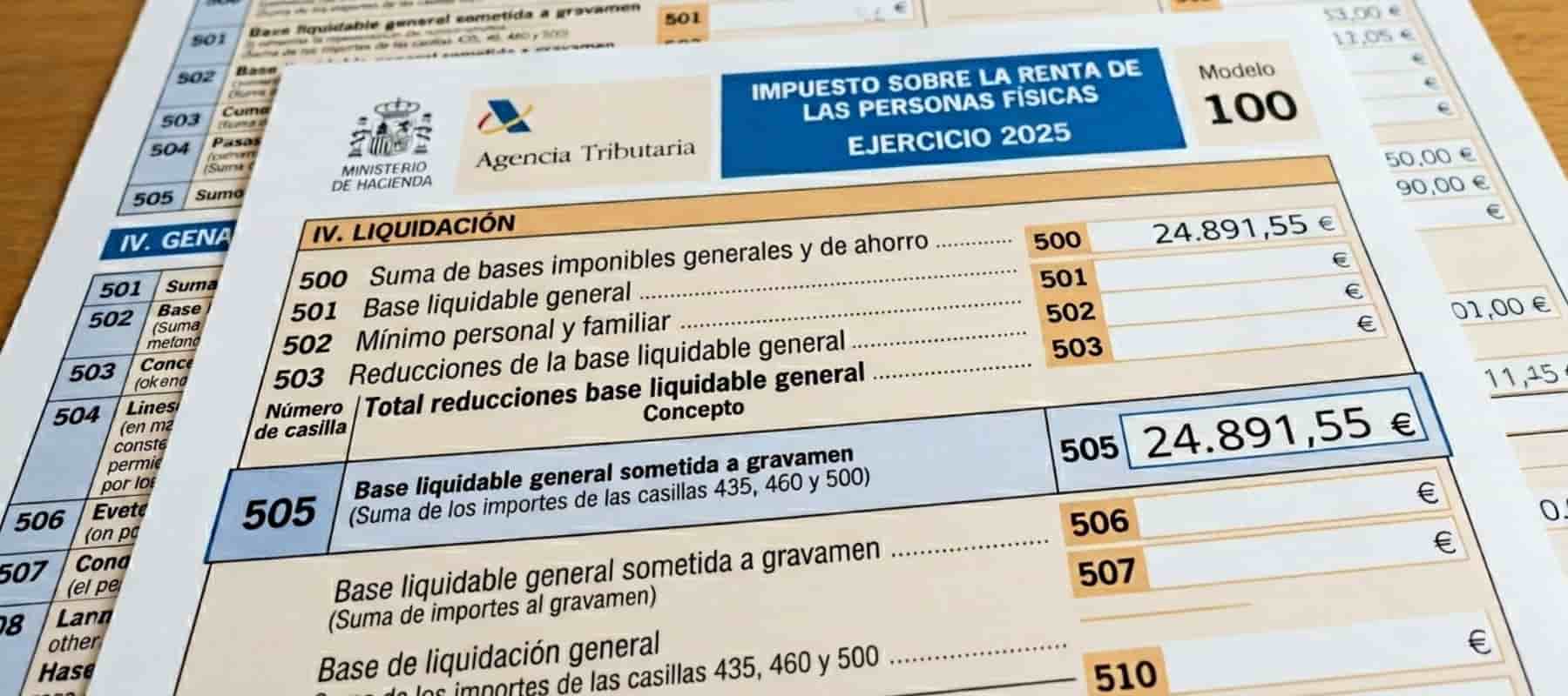 qué es la casilla 505 de la renta y cómo obtenerla