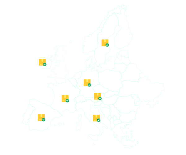 Mapa Países IVA en Europa